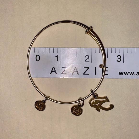 CLEA RAY Eye of Horus Charm Bracelet with Sliding Adjustable Catch Made in USA - Picture 9 of 12